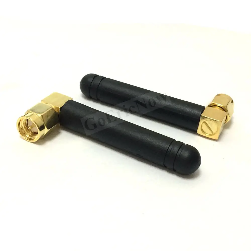 5 шт. RF коаксиальный 2 дБи см правоугольный SMA штекер Wifi/2 4G небольшой антенный