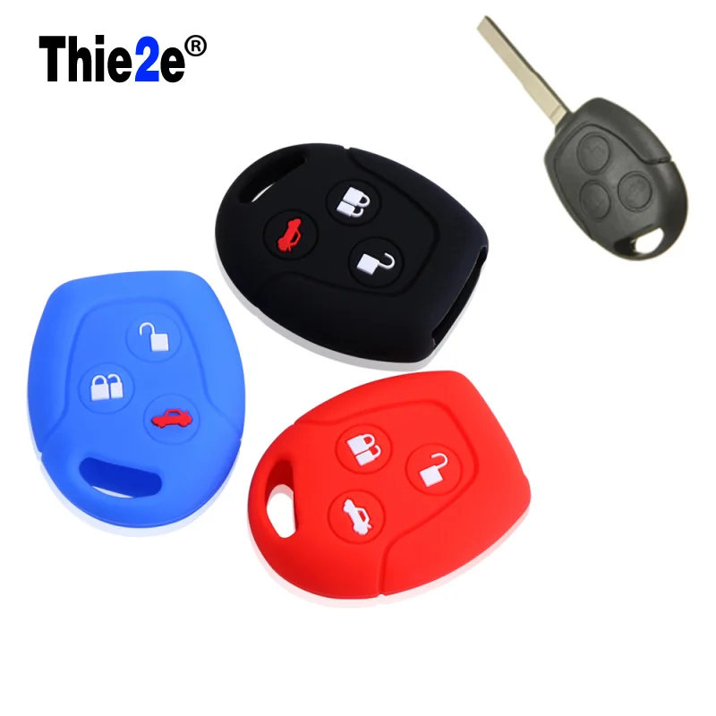 Мягкий силиконовый чехол для ключей от машины FORD/Focus/Mondeo/Festiva/Galaxy/C-Max пульт ДУ CV9702 |