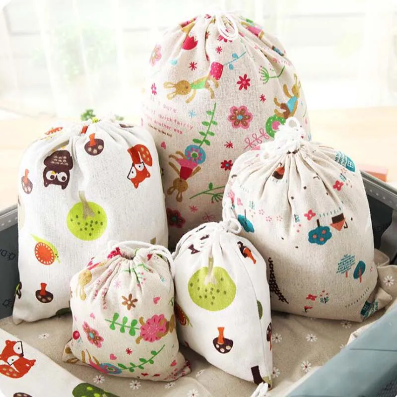 Модная обувь для девочек сумки Для женщин хлопок дорожный футляр хранения