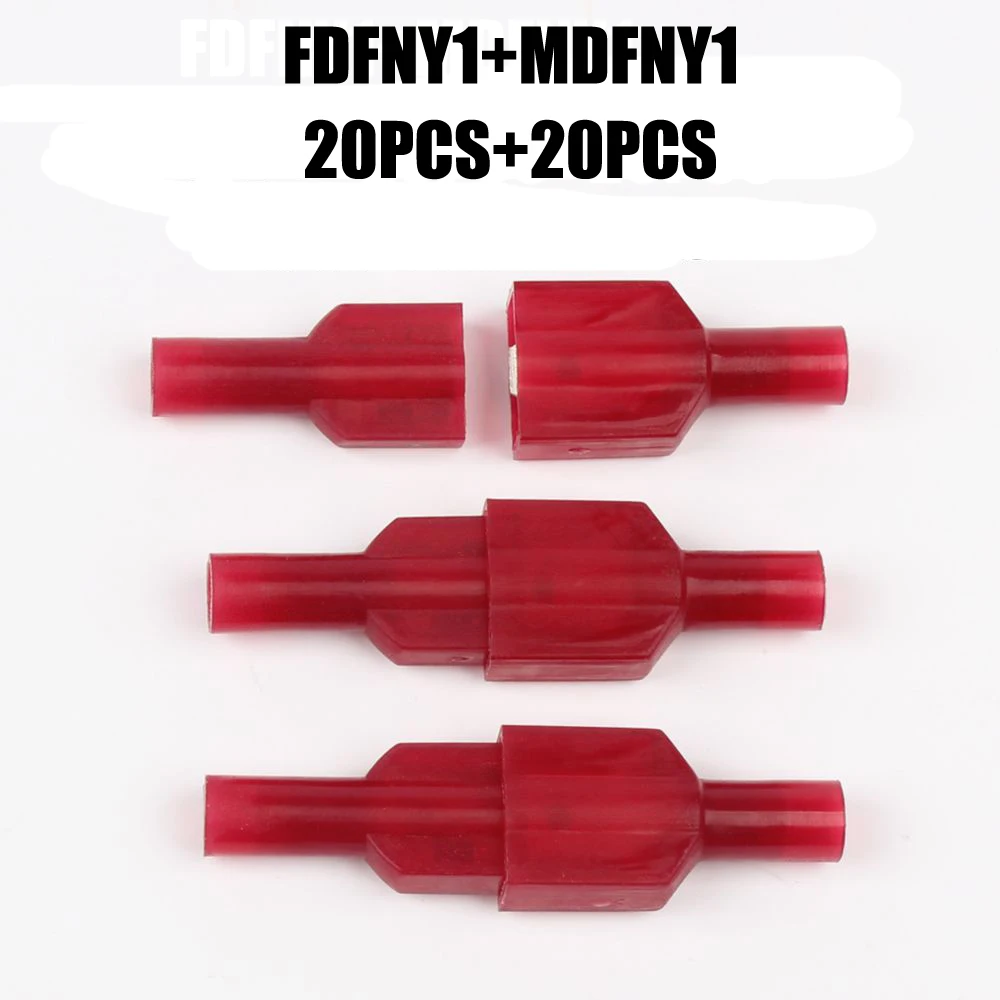 40 шт. MDFNY + FDFNY нейлоновый латунный мужской женский изолированный Соединительный