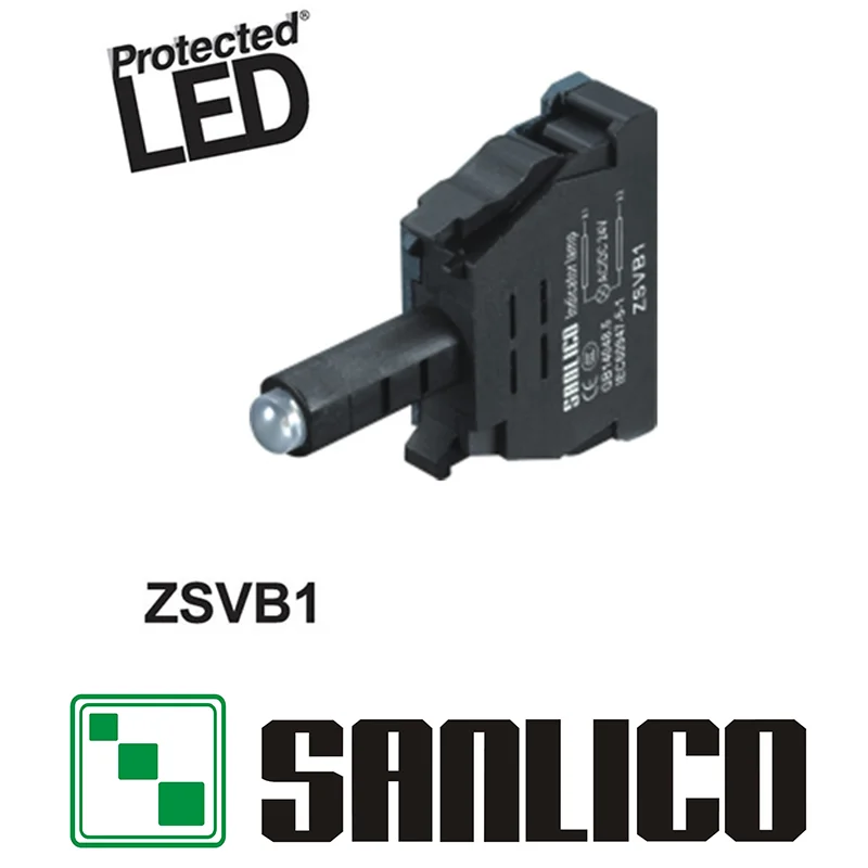 

Light Block for Head Ø22 Integral LED screw clamp terminals XB5 SB5 ZBVB1 ZSVB1 LED Module