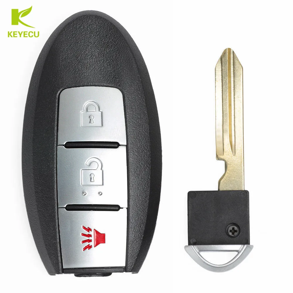 Запасная умная деталь KEYECU 2 + 1 кнопка 433 92 МГц PCF7945 для Nissan Pathfinder 2013 2015 P/N: S180144005|Ключ