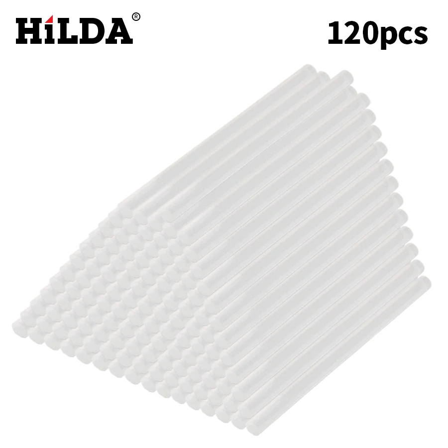 HILDA 120 шт./лот 7 мм x 98 термоплавкие клеевые палочки для электрического клеевого