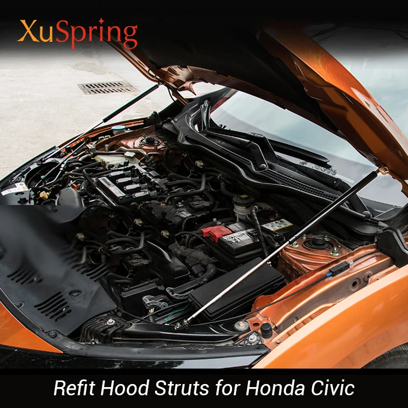 Накладка на капот автомобиля подъемник комплект пружинный амортизатор