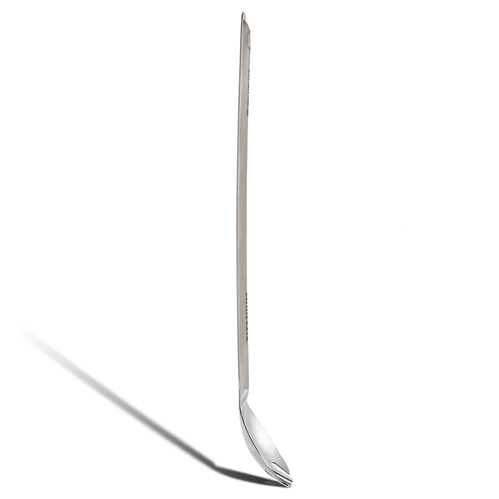 TOMSHOO Титановая Ложка с длинной ручкой посуда удобная титановая вилка столовые