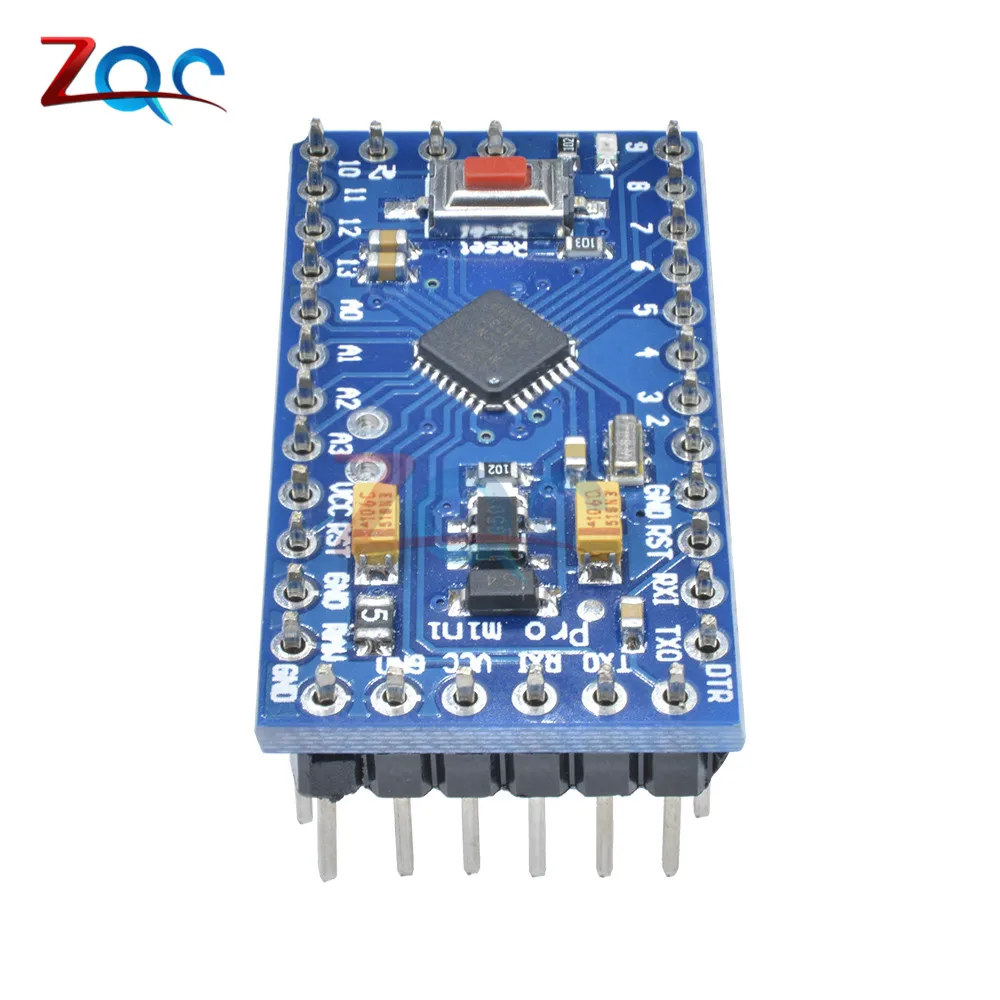 1 комплект Atmega328 Pro Mini 5 в 16 МГц плата модуль для Arduino Nano 328 микро-контроллер с 3