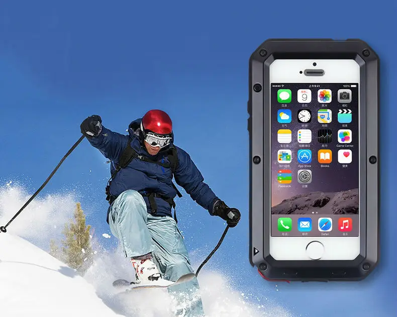 REFUNNEY усиленная защита Броня чехол для iPhone 5 5S SE противоударный металлический чехол Coque Capinha для iPhone5 5 s 5se