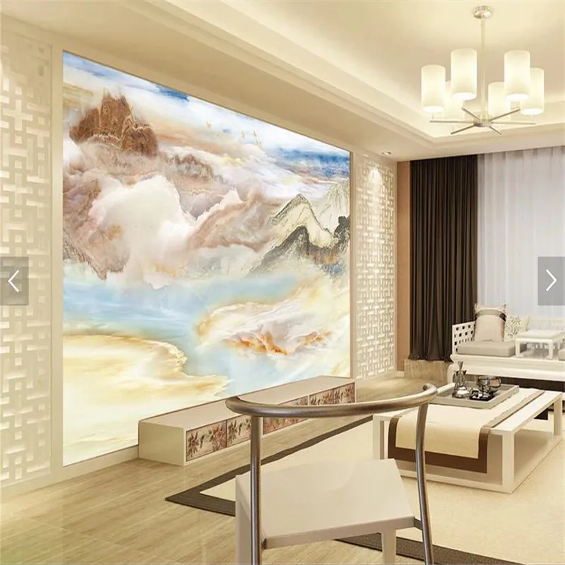 Custom photo Wallpaper 3D Marble Mural wallpaper for Living Room Sofa Bedroom Modern Wall Papers Home Decor Simple wall mural |