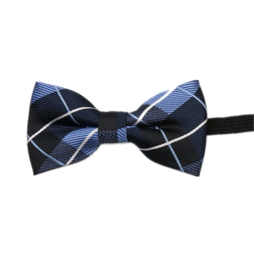 Детский галстук-бабочка HOOYI в мультяшную полоску горошек для детской вечеринки