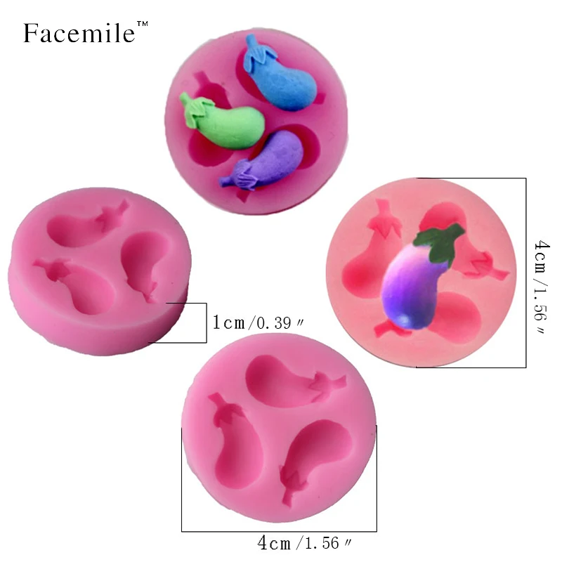 Facemile 9 шт. силиконовая форма для фруктов овощей тыквы помадки торта инструмент