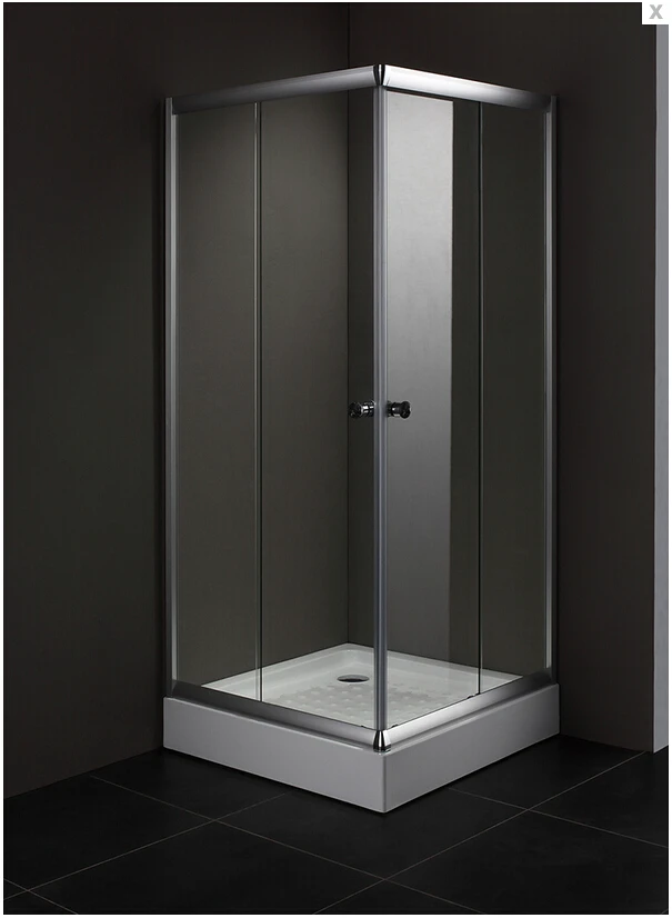 Коллекция 2016 года оптовая продажа прозрачные закаленные стеклянные душевые