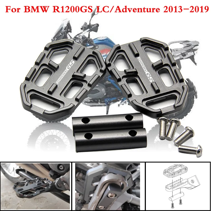 Для BMW R1200GS R1200 GS R 1200 2013 2017 CNC алюминиевая заготовка для мотоцикла широкие подножки