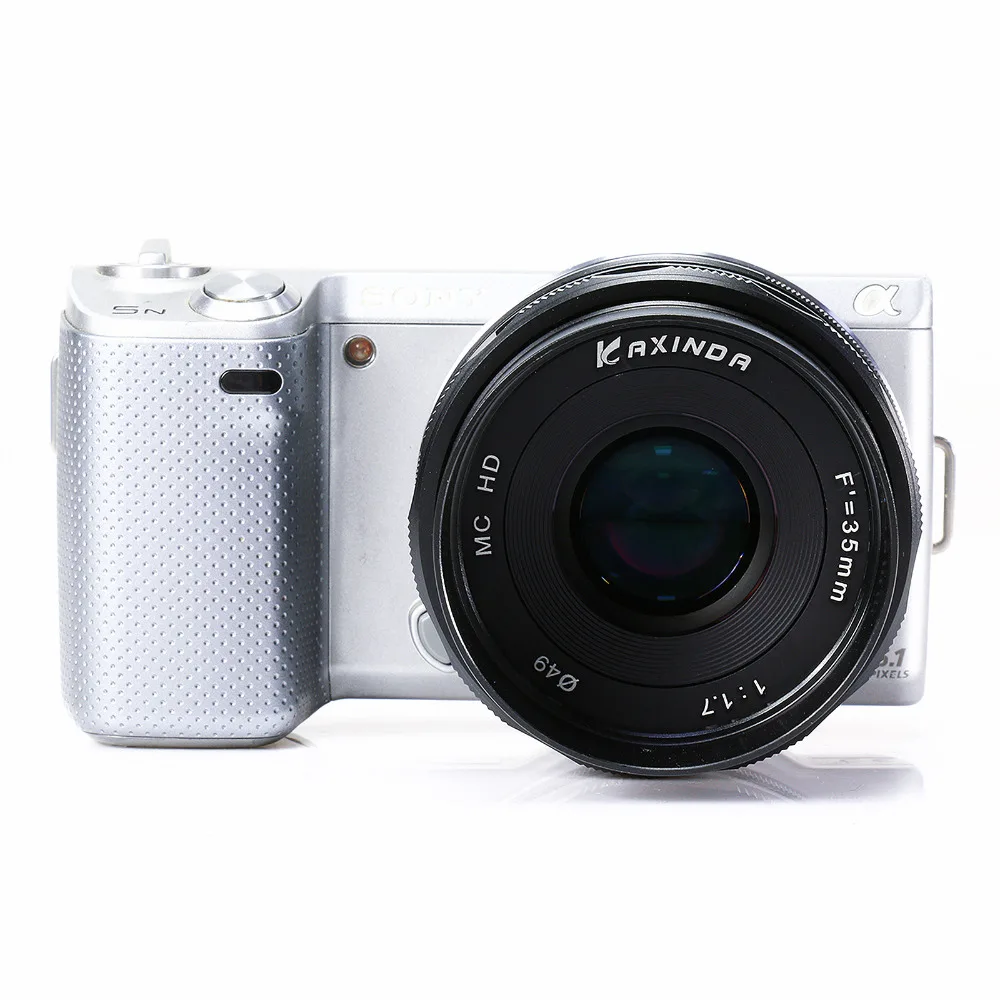 Большая диафрагма 35 мм F1.7 ручной объектив для Sony NEX3N NEX5T NEX6 NEX7 NEX F3 a3000 a5000 a5100 a6000