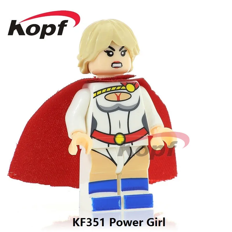 KF351 Without Box KF349 Super Heroes Gi Joe серия Firefly power Girl Serpentor Stg. Бойня строительные блоки лучшая коллекция детские подарочные игрушки - Цвет: KF351 Without Box