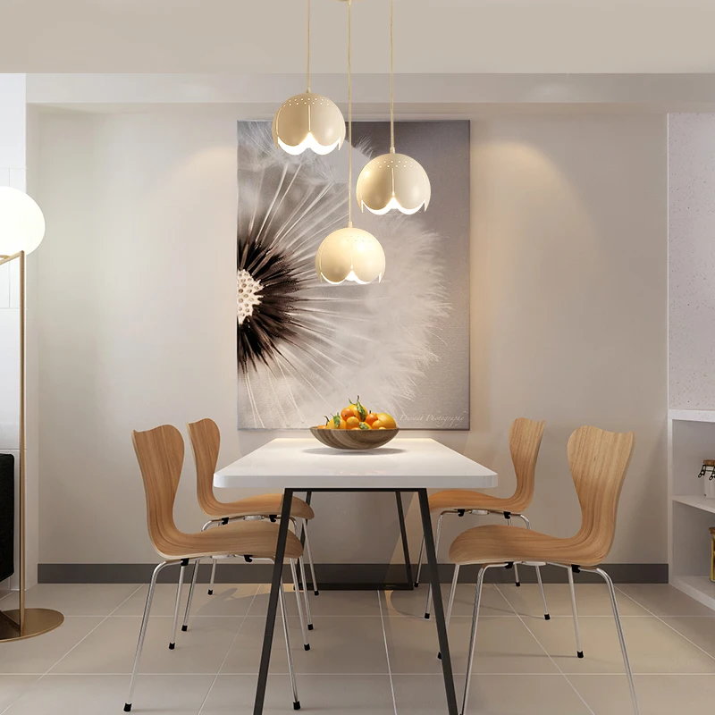 Три головы ресторан люстра творческая личность бар кофейня столовая искусство