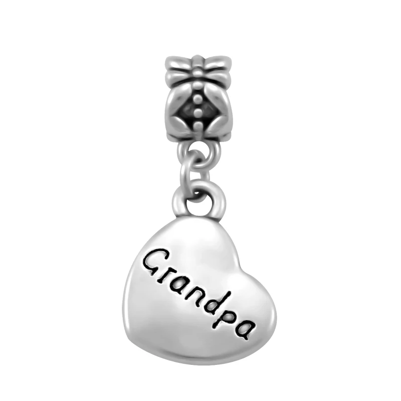 Сердце Семейный комплект кулон брат Подвески Fit Pandora Браслеты DIY Ювелирные