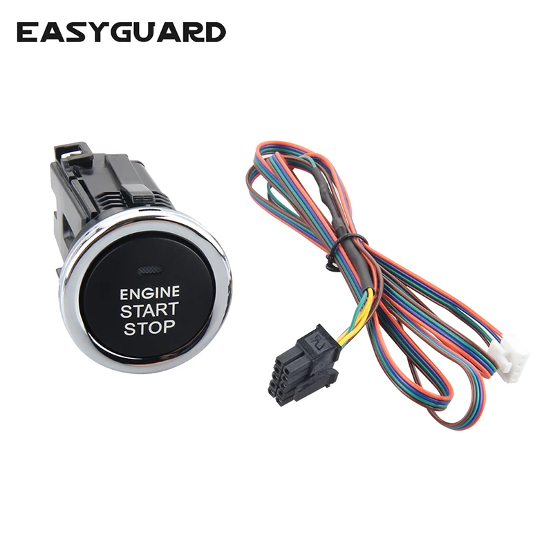 EASYGUARD Замена нажимной двигатель start stop длинная кнопка стиль для ec002 es002 и ec008 Серии P5 стиль