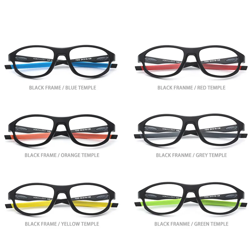

TR90 Sports Optical Eyeglasses Frame Men 2019 New Fashion Eye Glasses Spectacles Full Myopia Outdoor Prescription Eyewear 7202