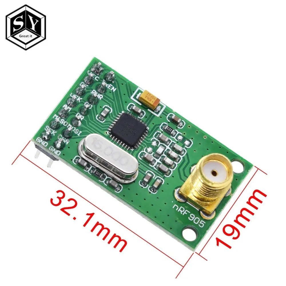 NRF905 беспроводной модуль приемопередатчика плата приемника беспроводного