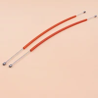 2pcslot throttle cable line for husqvarna 445 445e 450 450e chainsaw parts replace 504098801