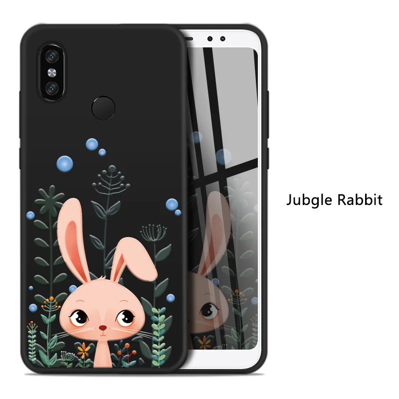 Jungle Rabbit Силиконовый чехол для Xiaomi Redmi Note 7, милый мультяшный чехол, чехол для Xiaomi Redmi 6A 5 5 Plus Note 5 6 Pro 4X, чехол Fundas Coques - Цвет: Jungle Rabbit