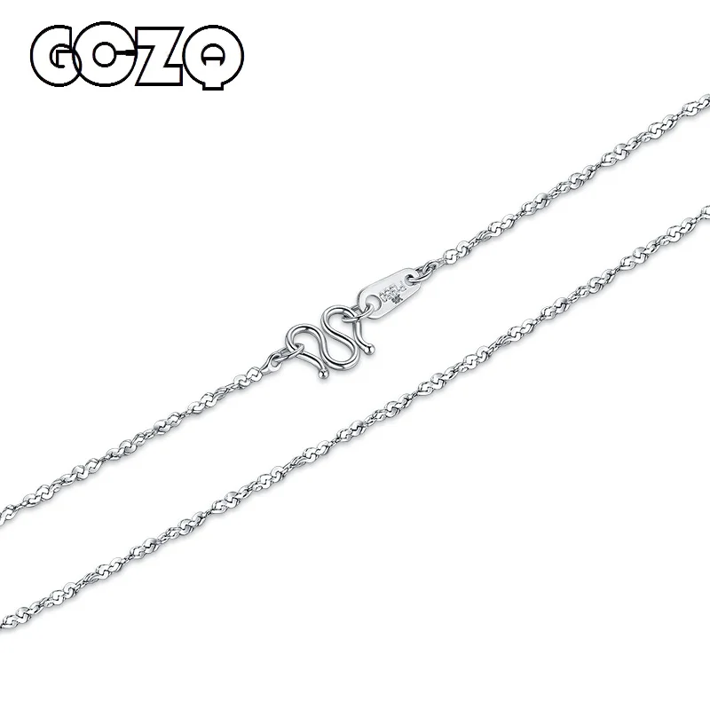 Gczq Аутентичные platinum PT950 Платиновые женские Цепочки и ожерелья скромная цепочка подарок на Рождество