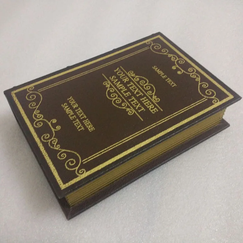 

Винтажная деревянная декоративная модель коробки для хранения книг для украшения дома