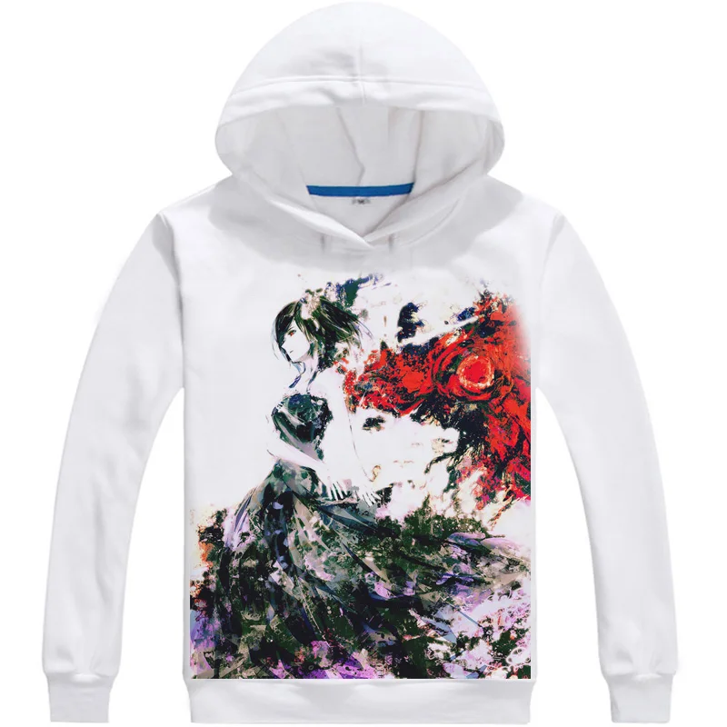 Мужские толстовки COOLPRINT Toka Kirishima с капюшоном Токийский Гуль Мужская толстовка