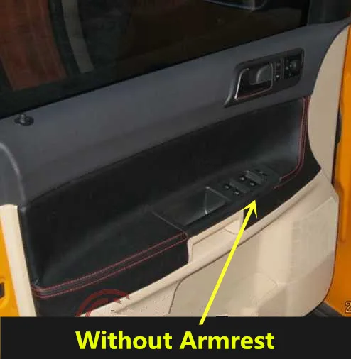 Микрофибра кожаная внутренняя панель двери подлокотника для Volkswagen Cross Polo 2002 03 04 05