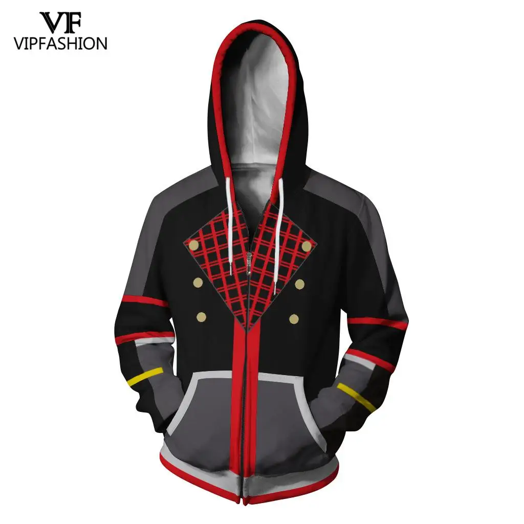 Модные толстовки с капюшоном на молнии 3D принтом Моя геройская Академия