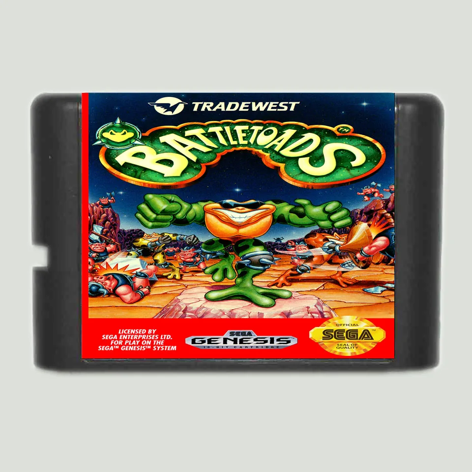 

Игровая карта Battletoads 16 бит SEGA MD для Sega Mega Drive для Genesis