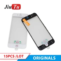for iphone 8g 8 plus 7g 7 plus 6s 6s plus 6g 6 plus front glass with oca film bezel frame for lcd repair refurbished jiutu