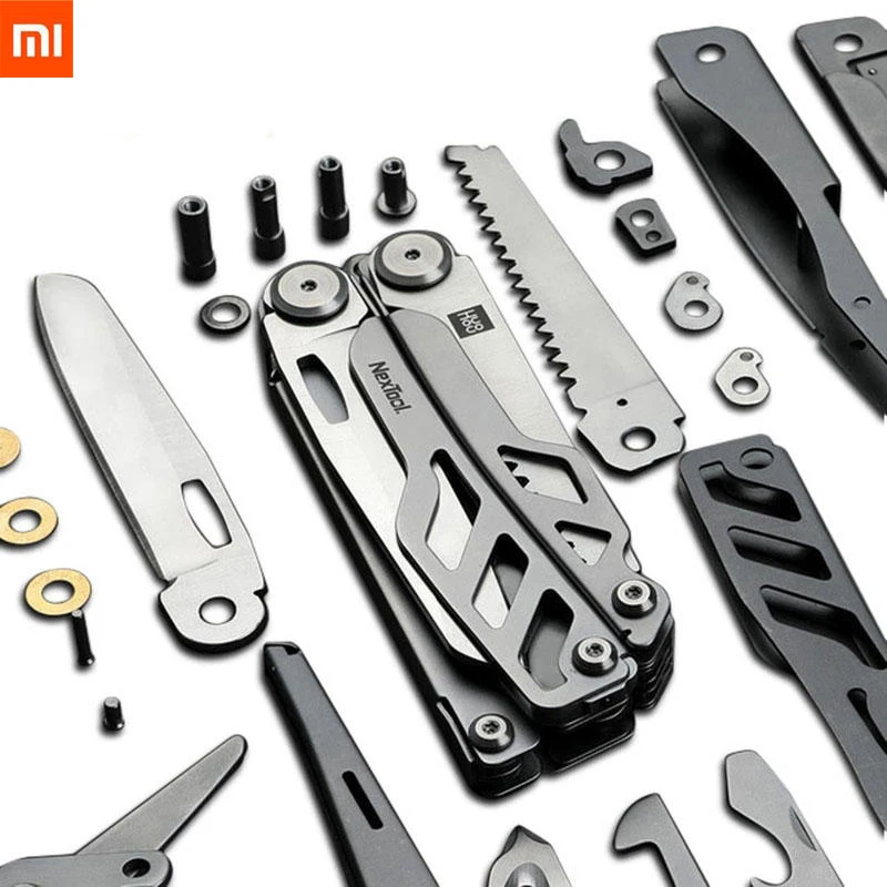 XIAOMI HUOHOU многофункциональный карманный складной нож 15 функций s складной нож открывалка для бутылок Отвертка/плоскогубцы открытый