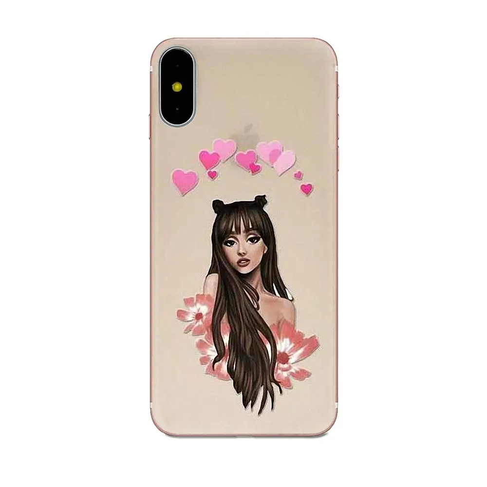 Защитный чехол из ТПУ для Xiaomi Redmi Note 2 3 3S 4 4A 4X 5 5A 6 6A Pro Plus Ariana Grande|Чехлы-накладки| |