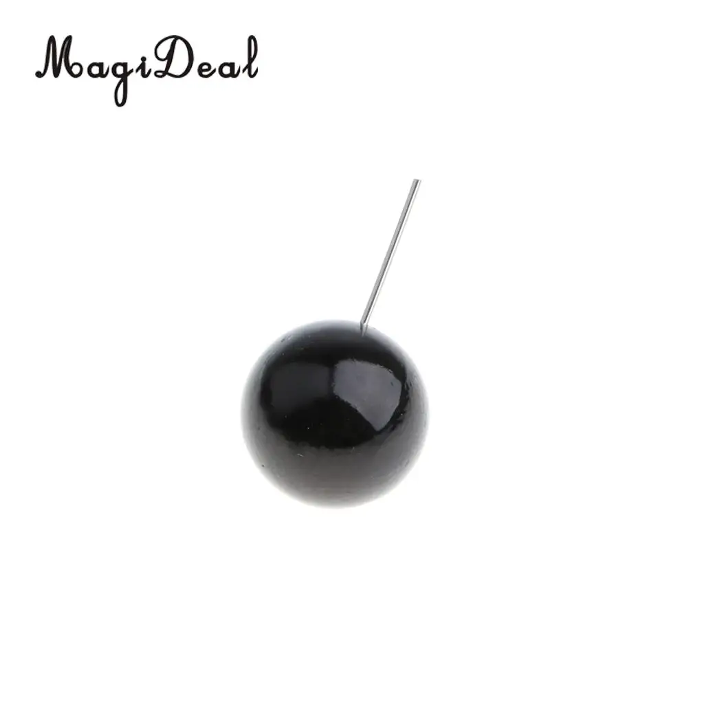 MagiDeal 100 шт./компл. Черный стеклянная кукла глаза для иглы для валяния медведя кукол куклы-7 размеров, для детей в возрасте от 4 до 14 лет мм