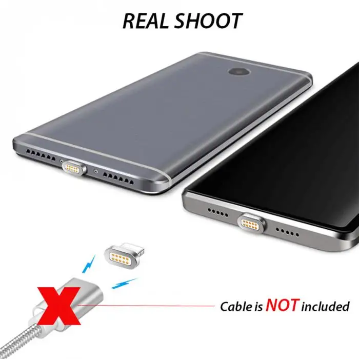 Высокое качество Мини 8 контактов type-C Micro USB Магнитный адаптер Быстрая зарядка Разъем для iPhone Android системы конвертеры поставки
