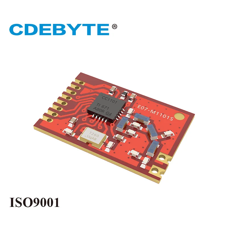 E07 M1101S CC1101 433 mhz 10mW Stamp Анна тенна отверстия IoT uhf беспроводной трансивер CDEBYTE