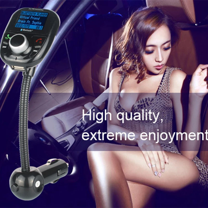 Универсальный беспроводной Автомобильный MP3 аудио плеер Bluetooth fm передатчик с