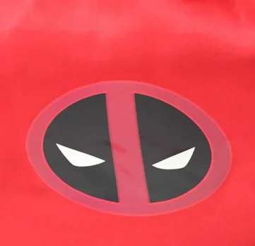 DEAD POOL Накидки для взрослых супергероев, атласный костюм на Хэллоуин, 1 накидка+ 1 маска - Цвет: DEAD POOL