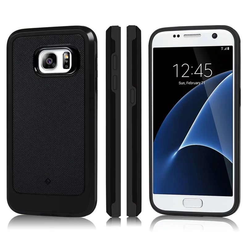 Для samsung Galaxy S7 Чехол [тяжелых] [нескользящие] Гибридный Твердый Пластик + ТПУ