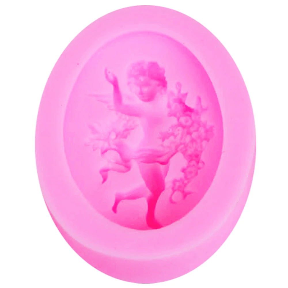 Силиконовая форма Byjunyeor в виде ангела для девочек инструмент выпечки из мягкой