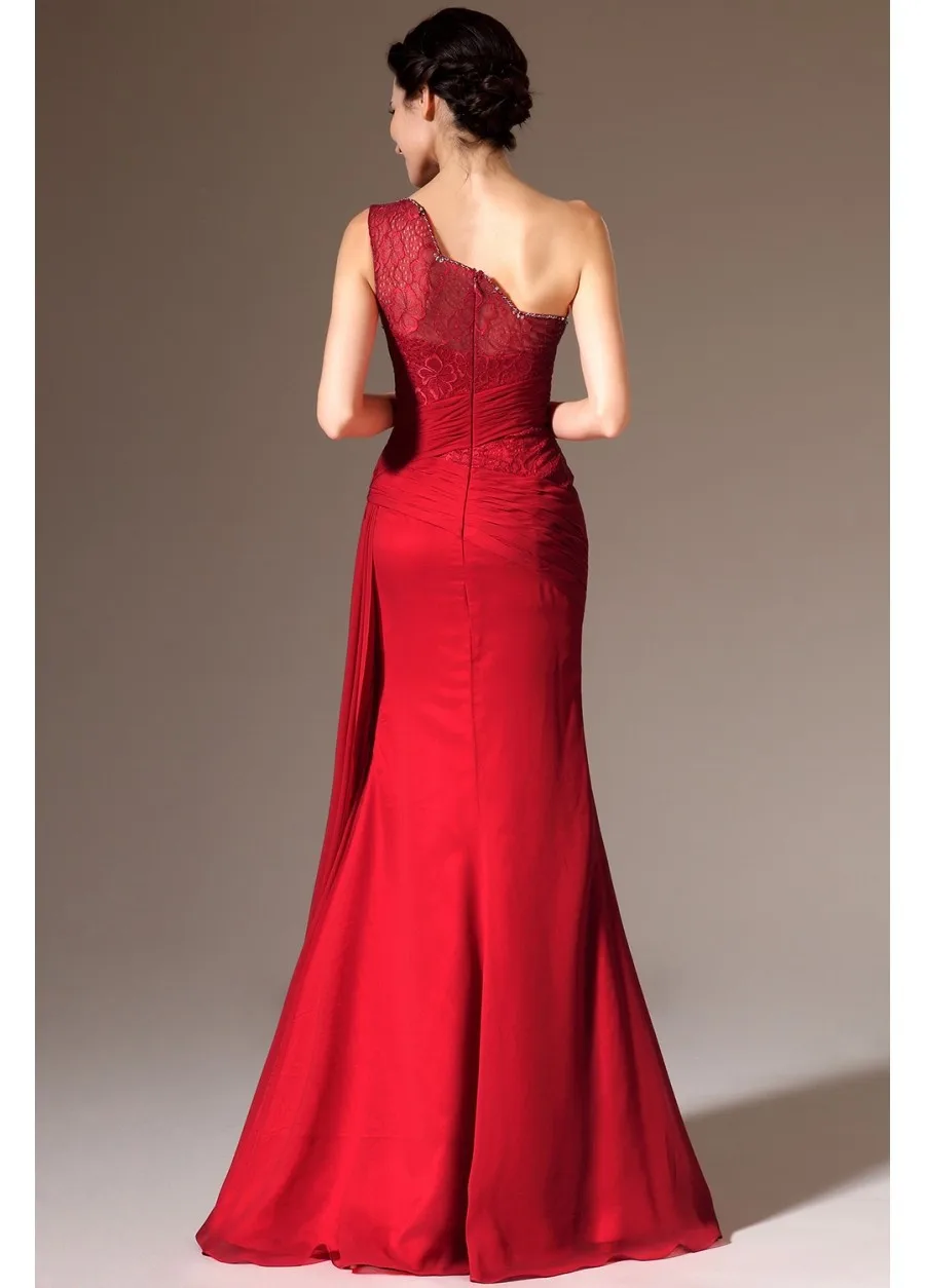 Vestido de renda/Вечерние платья на одно плечо новинка 2018 года модные пикантные женские