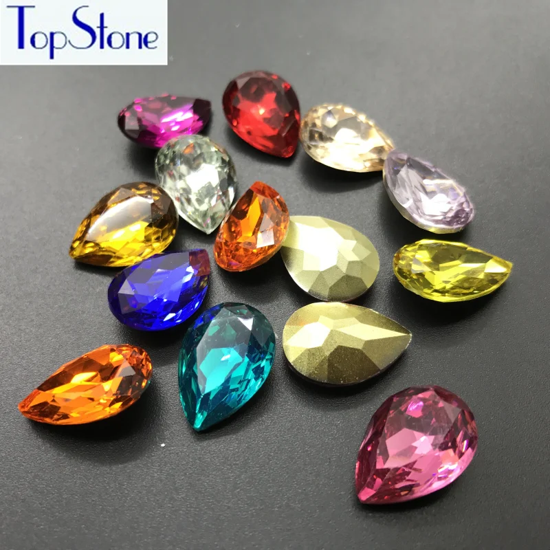 Капельница из смолы и горного хрусталя TopStone 10x14 мм 13x18 Цвета K9 использование для