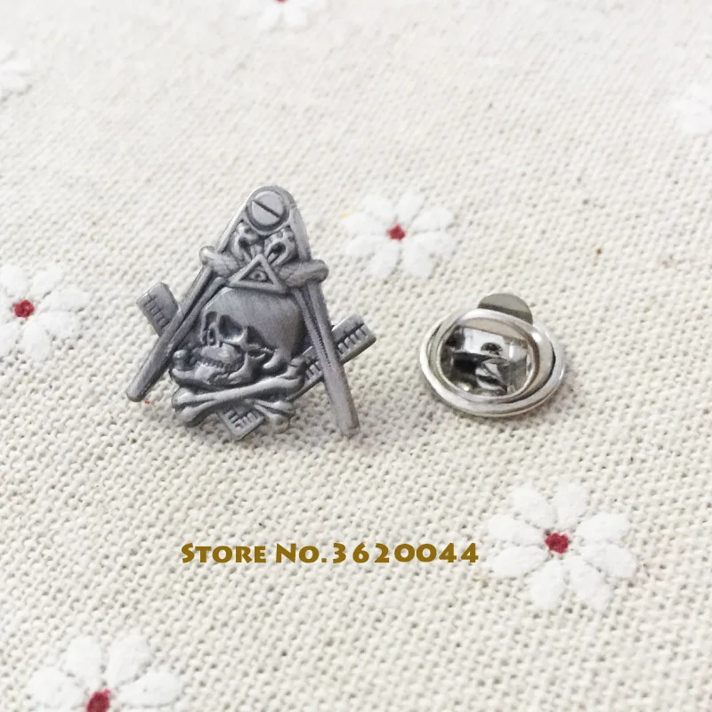 50 шт. пользовательские булавки значок Freemason отворот Pin Freemasonry вдова сын угольник и