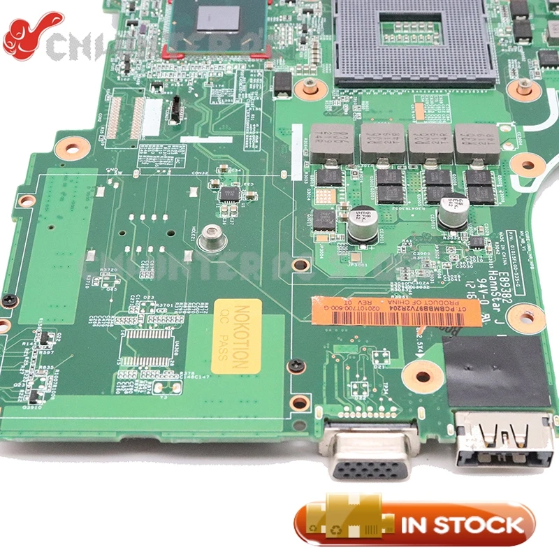 Материнская плата NOKOTION 646962-001 для ноутбука HP Probook 6560B 8560P материнская HM65 GMA HD DDR3 |