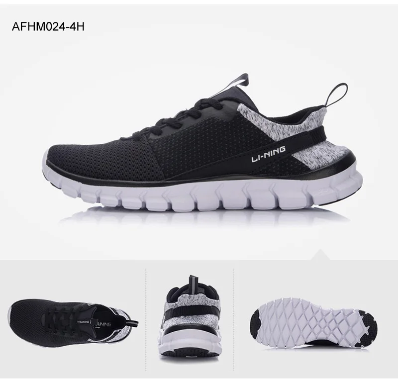 Li-Ning/женская спортивная обувь для быстрого тренировок, 24 часа, с подкладкой, дышащая спортивная обувь, светильник, кроссовки AFHN026 YXX018