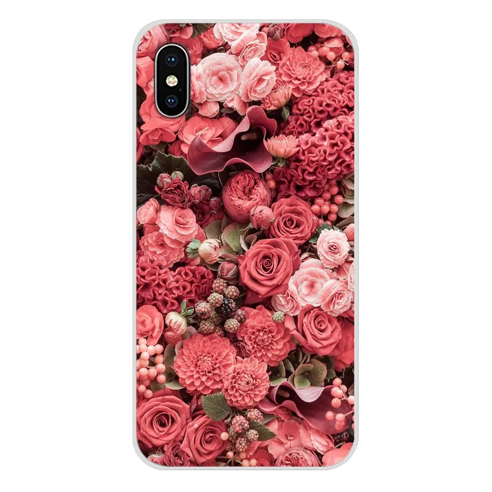 Мягкий чехол ручной работы с натуральными сушеными цветами для Xiaomi Redmi Note 6A MI8 Pro S2