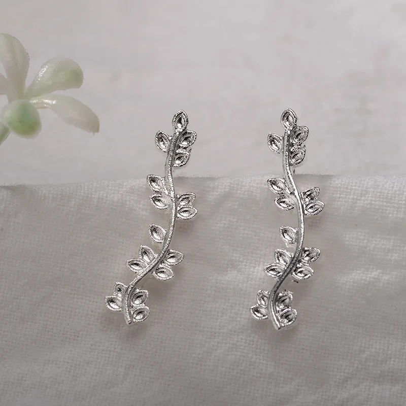 Женские серьги-клипсы с металлическим покрытием 2 вида | Украшения и аксессуары