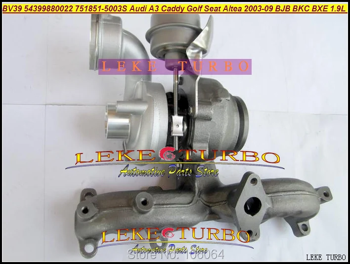 KP39 54399700022 54399700011 751851 751851-5003S турбо для Audi A3 Caddy Golf SEAT Altea Passat 2003-bjb bkc bxe 1.9L TDI |