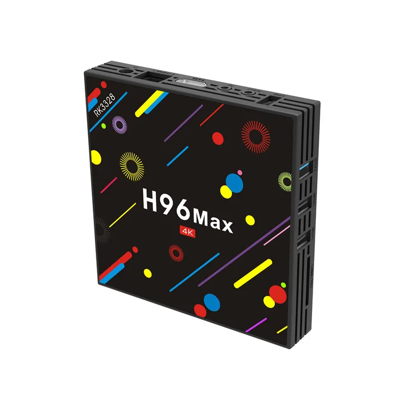 H96 MAX H2 Смарт ТВ приставка RK3328 Четырехъядерный 4 ГБ ОЗУ 32 ПЗУ двойной WiFi 2 4G/5G